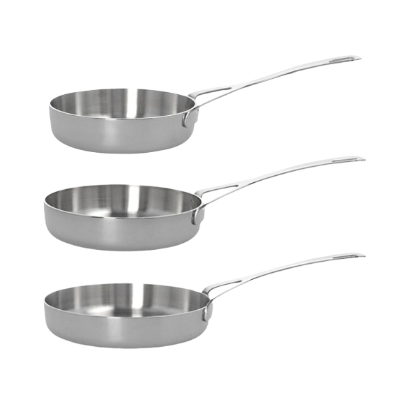 Demeyere – Set de 3 poêles Mini 3 (12, 14 et 16 cm)